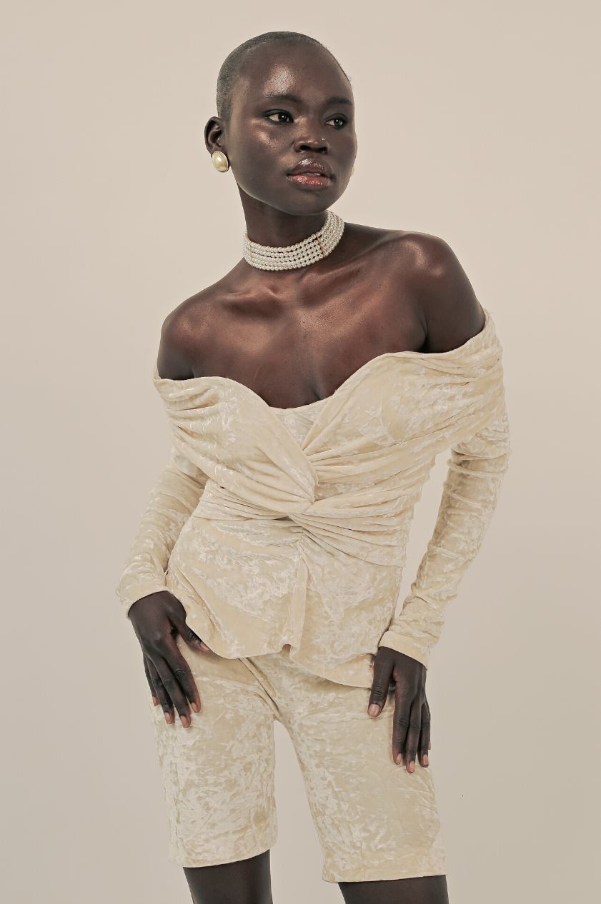 Oyster Crush Reimagined Vintage Romper