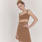 Carterier Praline Brown Chainmail Dress