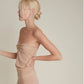 Carterier Light Nude Silk Slip and Petticoat Dress