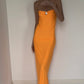 Carterier Capri Mermaid Mercy Slip Dress with Giant Swaroski Motif