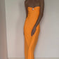 Carterier Capri Mermaid Mercy Slip Dress with Giant Swaroski Motif