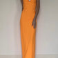 Carterier Capri Mermaid Mercy Slip Dress with Giant Swaroski Motif