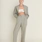 Carterier Vague Sage '90s Suit - Men's Suit Reworked for Women